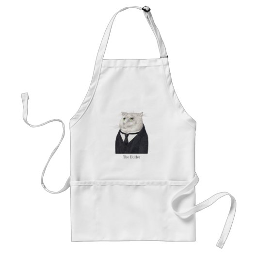 BUTLER CAT Standaard Schort (Voorkant)