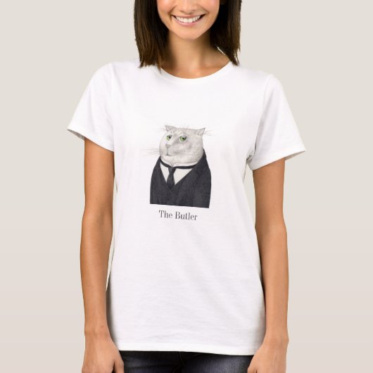 BUTLER CAT T-shirt voor dames (Voorkant)