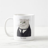 BUTLER CAT Witte Mok + Tekst (Links)