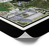 Butler chain of Lakes Florida Satellite Poster Map (Hoek)