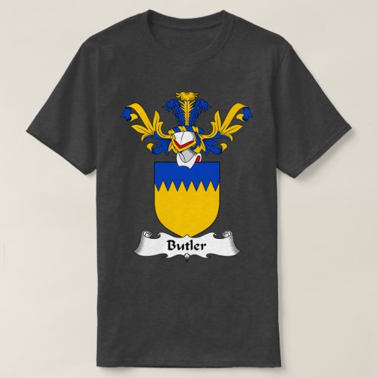 Butler Coat of Arms Family Crest ShirtTShirt  T-shirt (Design voorkant)