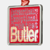Butler Extraordinaire Metalen Ornament (Links)