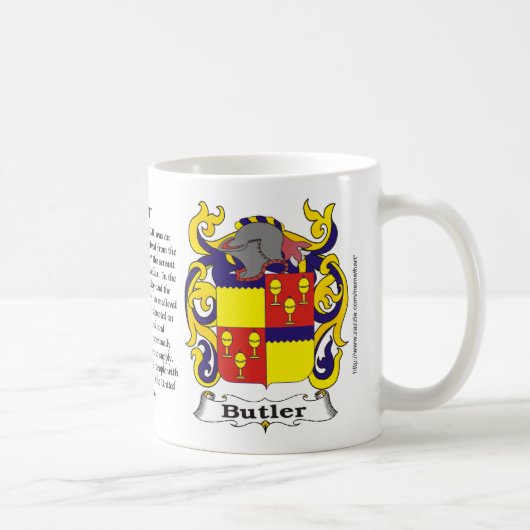 Butler Family Coat of Arms Mok (Rechts)
