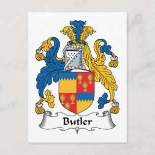 Butler Family Crest Briefkaart
