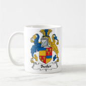 Butler Family Crest Koffiemok (Links)