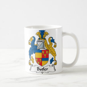 Butler Family Crest Koffiemok
