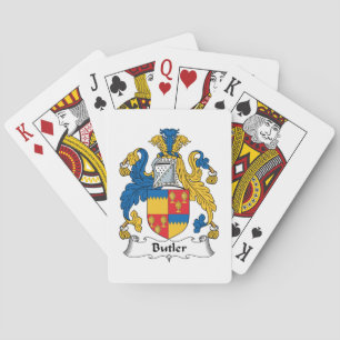 Butler Family Crest Pokerkaarten