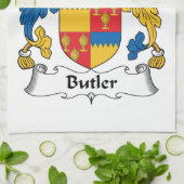 Butler Family Crest Theedoek (Gevouwen)