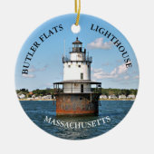 Butler Flats Lighthouse, Massachusetts Ornament (Voorkant)