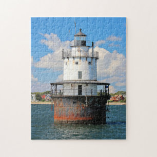 Butler Flats Lighthouse, Massachusetts Puzzle Legpuzzel