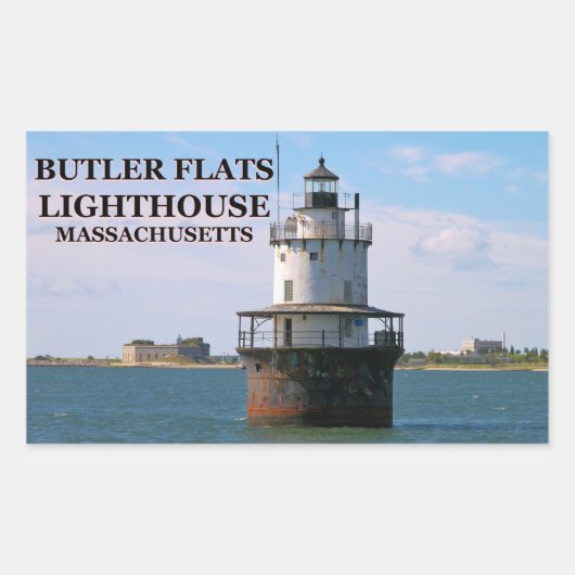Butler Flats Lighthouse, Massachusetts Stickers (Voorkant)