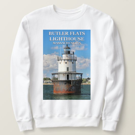 Butler Flats Lighthouse, Massachusetts Sweatshirt (Design voorkant)
