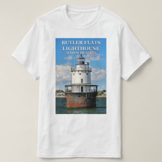 Butler Flats Lighthouse, Massachusetts T-Shirt (Design voorkant)