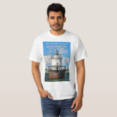 Butler Flats Lighthouse, Massachusetts T-Shirt (Voorkant volledig)