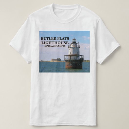 Butler Flats Lighthouse, Massachusetts T-Shirt (Design voorkant)