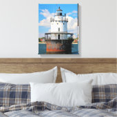 Butler Flats Vuurtoren, MA Ingewikkeld Canvas Afdruk (Insitu (Slaapkamer))