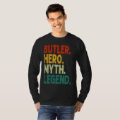 Butler Hero Myth Legend Vintage Butler T-shirt (Voorkant volledig)