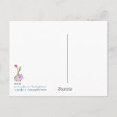 Butler Invitation Briefkaart (Achterkant)