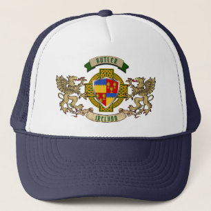 Butler Irish Shield & Griffins Personalized Trucker Pet