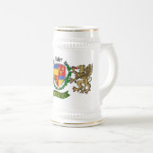 Butler Irish Shield Personalized Bierpul (Voorkant rechts)