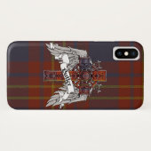 Butler Tartan Cross Case-Mate iPhone Case (Achterkant (horizontaal))