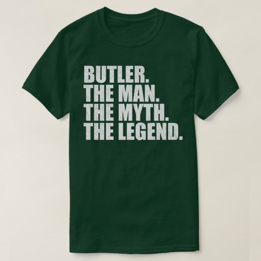 ButlerButler Achternaam Butler S T-shirt (Design voorkant)