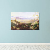 Butrinto, Albanië (olie op doek) Canvas Afdruk (Insitu (Houten vloer))