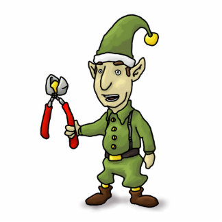 Butt Elf Cut Out Staand Fotobeeldje