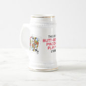 Butt Kicking Pinochle Bierpul (Voorkant links)