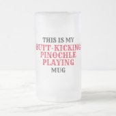 Butt Kicking Pinochle Matglas Bierpul (Center)