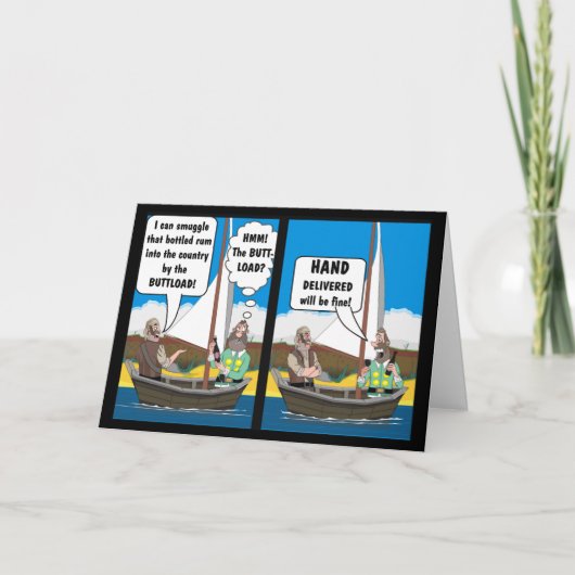 BUTT LAAD JOKE KAART (Voorkant)