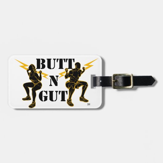 Butt N Gut Items Bagagelabel (Voorkant horizontaal)