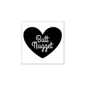 Butt Nugget Heart Chicken Egg Stamp Rubberstempel (Afrduk)