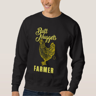 Butt Nuggets Farmer Chicken Eggs Egg Farming Farm Trui