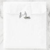 butt out-Sticker Ronde Sticker (Tas)