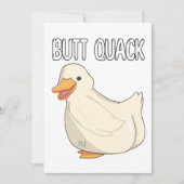 Butt Quack Kaart (Voorkant)