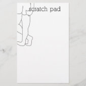 Butt Scratch Pad Briefpapier (Voorkant)