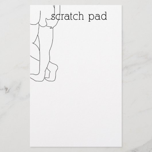 Butt Scratch Pad Briefpapier (Voorkant)