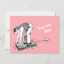 Butt Spanking Machine Patent Briefkaart