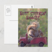 BUTT STEERIN' BOOGIE BRIEFKAART (Voorkant / Achterkant)