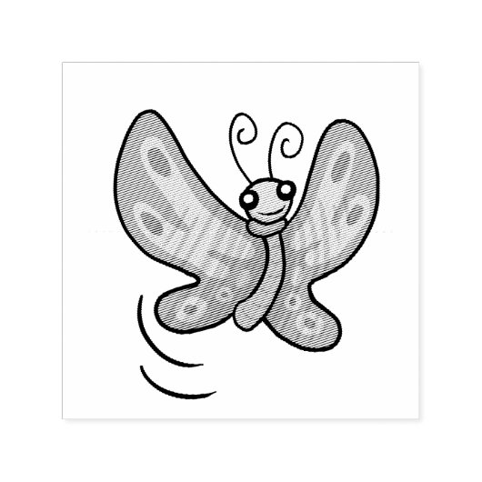 Buttah Fly Zelfinktende Stempel (Design)