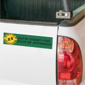 Butte County for State of Jefferson bumper sticker (Op Truck)