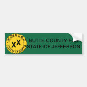 Butte County for State of Jefferson bumper sticker (Voorkant)