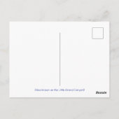 Butte Creek Canyon in Butte County California Briefkaart (Achterkant)