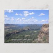 Butte Creek Canyon in Butte County California Briefkaart (Voorkant)