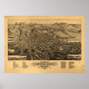 Butte, Montana (1884) Poster