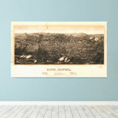 Butte, Montana (1904) Canvas Afdruk (Insitu (Houten vloer))