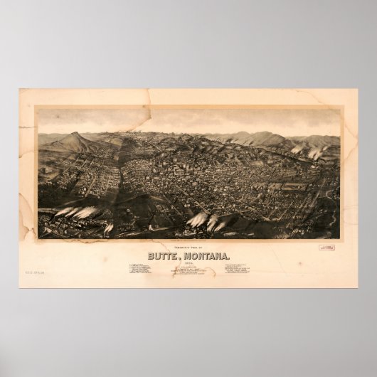 Butte, Montana (1904) Poster (Voorkant)