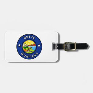 Butte Montana Bagagelabel