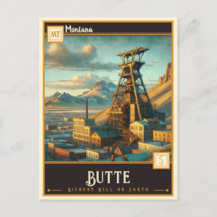 Butte, Montana    Briefkaart